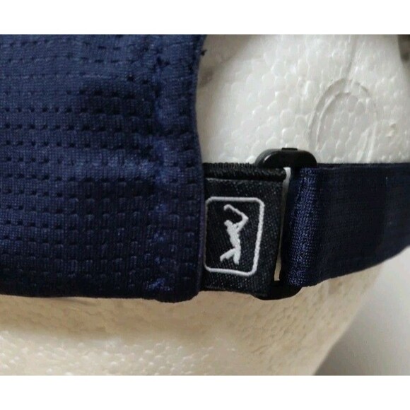 PGA Tour Airflux Adjustable Golf Hat Cap One Size Strapback Blue - Picture 4 of 6